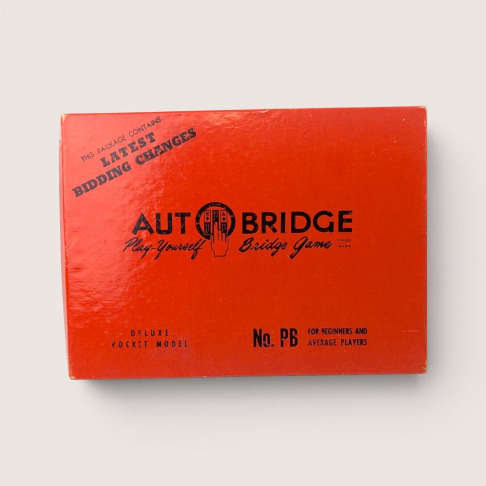 1959 Auto Bridge Deluxe Pocket Model Solo Card Game